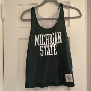 NWT Michigan State reversible jersey tank